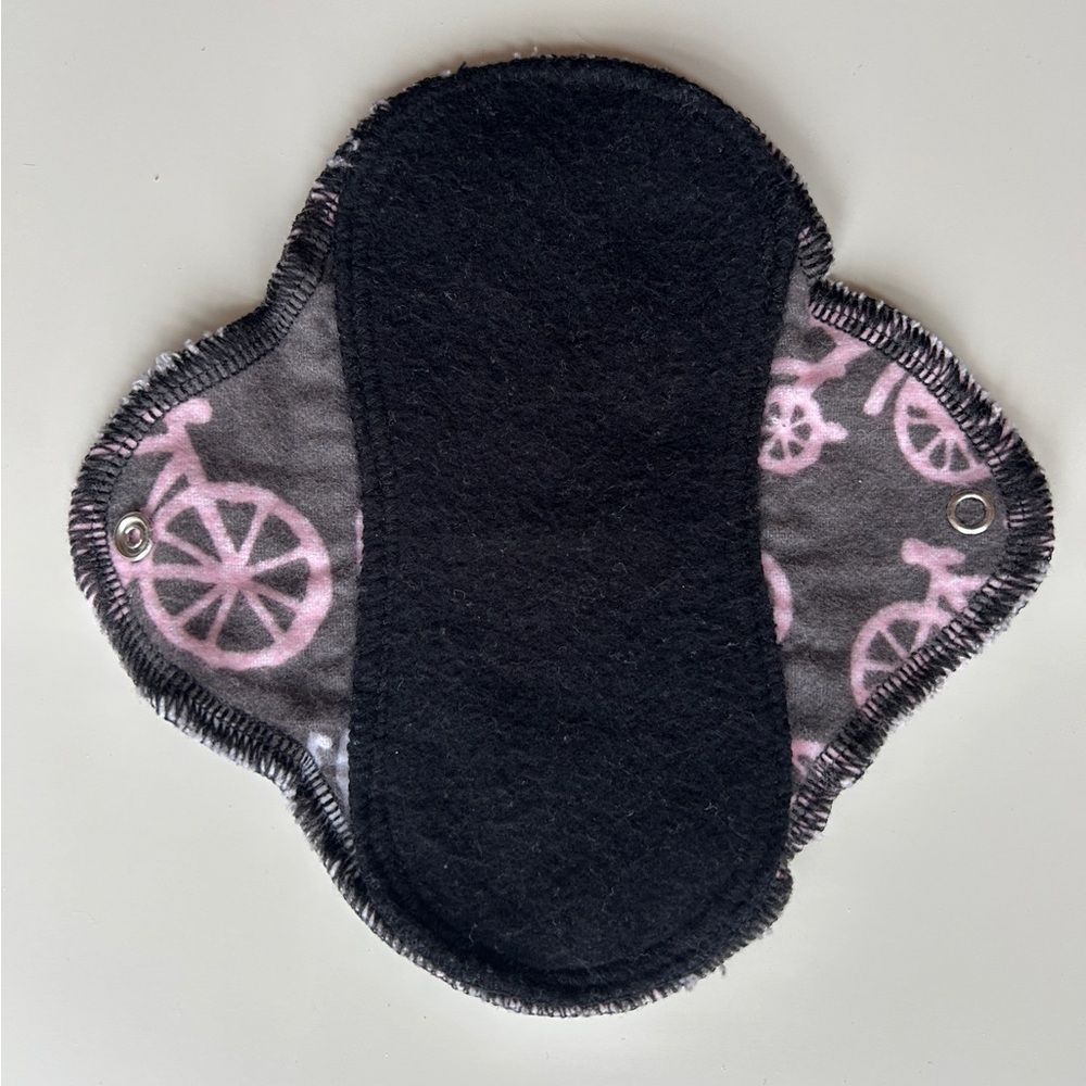 Cloth Lunapads Bicycle Print Pantiliner